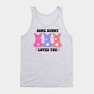 some bunny loves you easter Tank Top